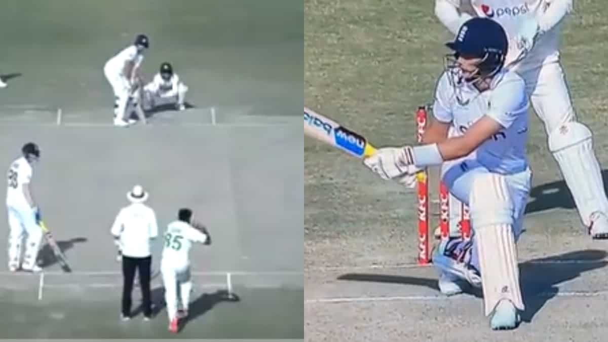 WATCH Joe Root lefthanded batter on the placid Rawalpindi