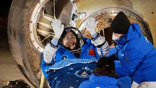 Chinese astronauts land back on Earth after a six-month mission