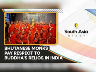 South Asia Diary: Bhutanese monks pay respect to Buddha's relics in India