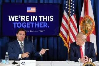 Donald Trump trails Ron DeSantis in new opinion poll for Republican 2024 presidential candidate race