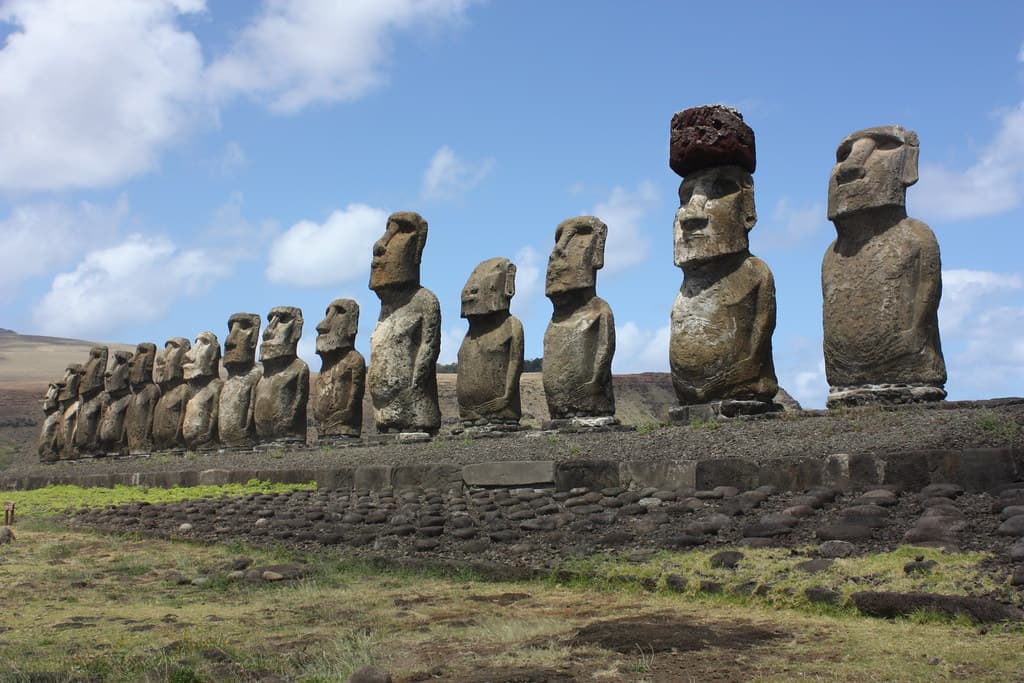 Charred Moai statues are a symbol of growing tensions | International News