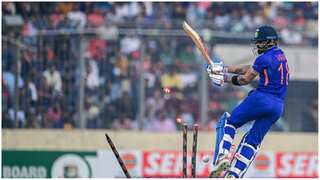 2nd ODI: Makeshift opener Virat Kohli goes for cheap in India's must-win clash vs Bangladesh - WATCH