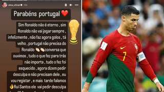 FIFA World Cup 2022: Ronaldo's girlfriend and sister target coach Santos after playing XI snub