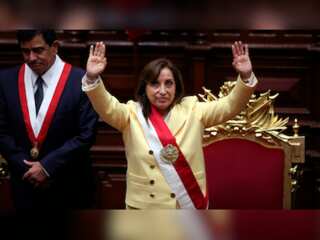 Dina Boluarte sworn in as Peru's first female President