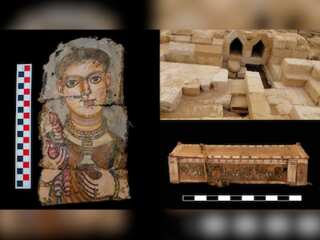 Archaeologists discover stunning, rare mummy portraits in Egypt's Philadelphia