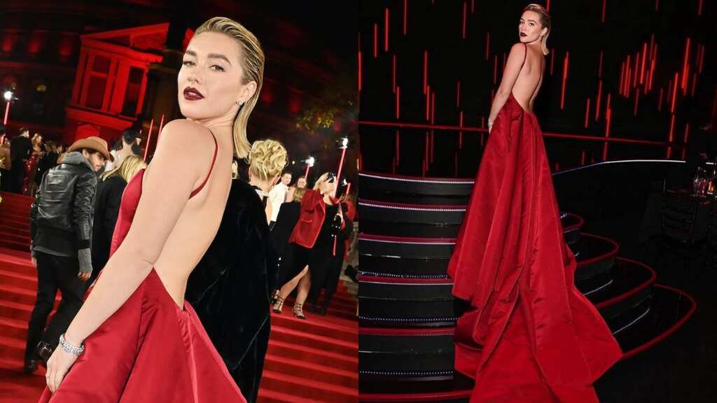 British Fashion Awards 2022: Florence Pugh stuns in red Valentino gown on red carpet