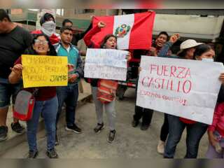 Castillo supporters clash with police, demand his release in Peru