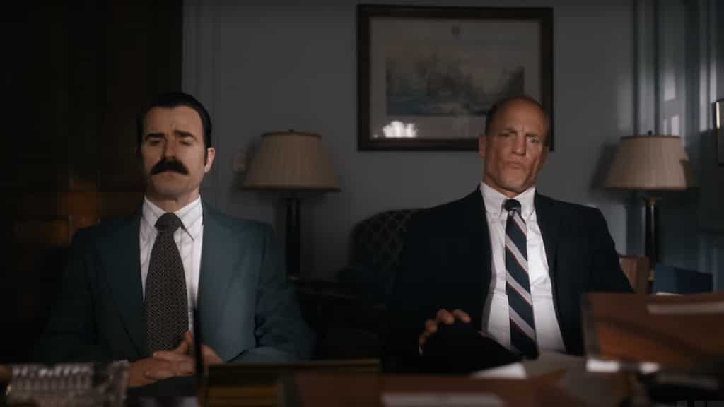 'White House Plumbers' trailer: Woody Harrelson, Justin Theroux accidentally topple Nixon presidency