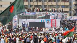 Bangladesh: Opposition stages massive protest against PM Sheikh Hasina in Dhaka