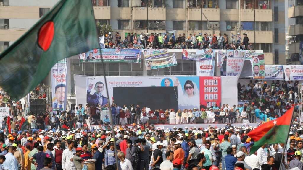 Bangladesh: Opposition stages massive protest against PM Sheikh Hasina in Dhaka