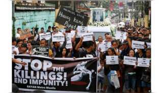 Manila protests: Hundreds protest against alleged judicial killings; stir against Philippines Prez