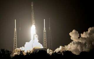 Japanese company's lander heads for the moon with UAE rover on SpaceX rocket