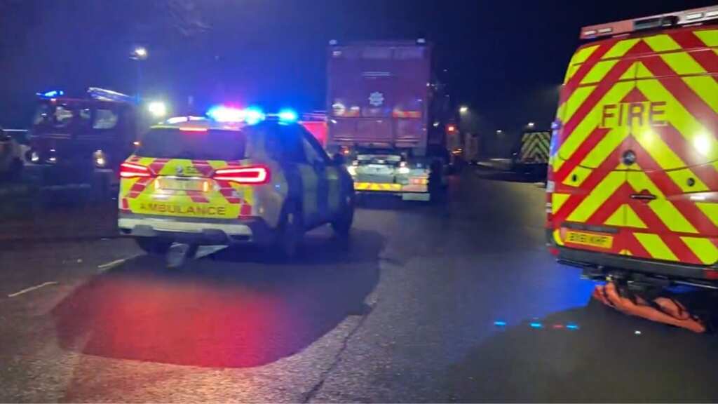 Four children in cardiac arrest after falling through ice on Solihull lake near Birmingham, UK