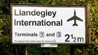 Man ends sign joke worth almost US$31k at Llandegley Airport after 20 years
