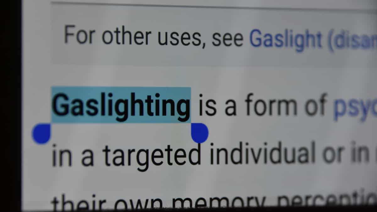 Gaslighting