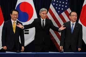 South Korea, U.S. and Japan to coordinate sanctions on North Korea
