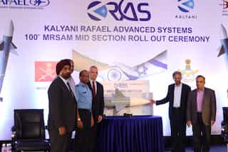 100th kit of Indo-Israeli MRSAM missile rolled out for supply to Indian forces