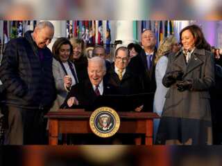 US President Joe Biden signs historic same-sex marriage bill at White House