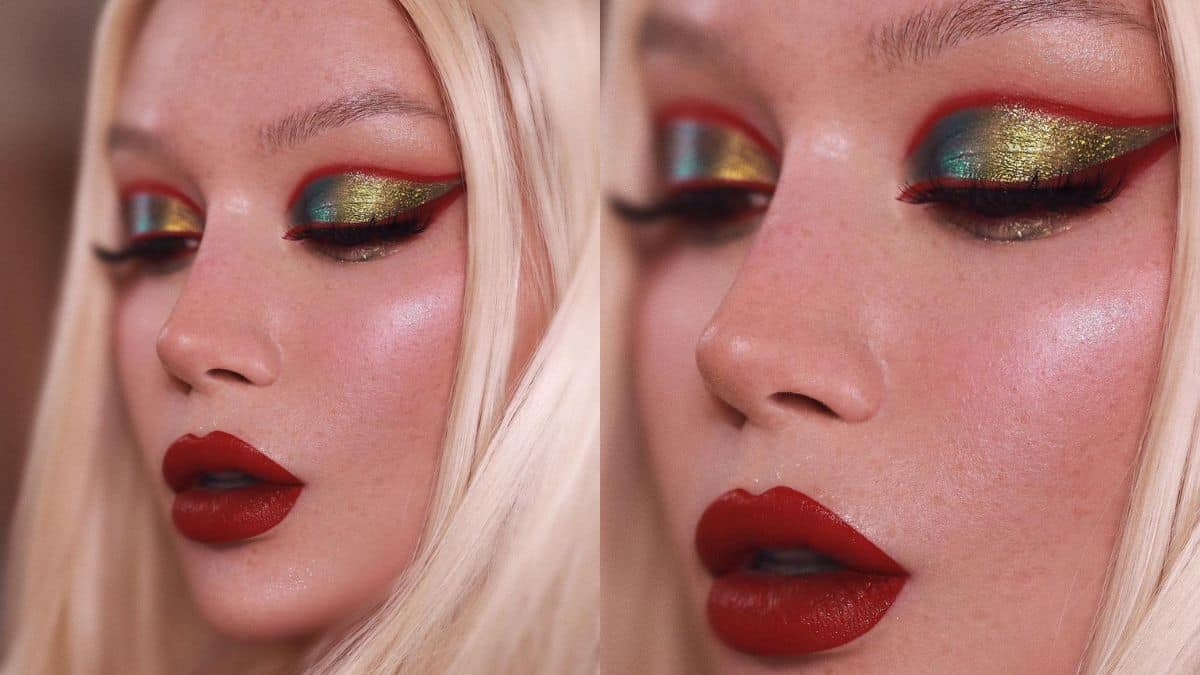 Ultra glam look
