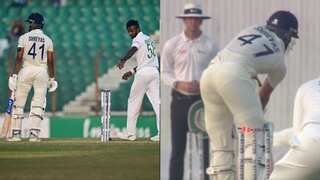 WATCH: Shreyas Iyer has the rub of the green as bail refuses to dislodge