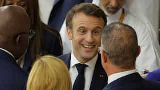 WATCH: Emmanuel Macron visited Morocco's dressing room after semi-final, called Sofyan 'BEST midfielder' at WC