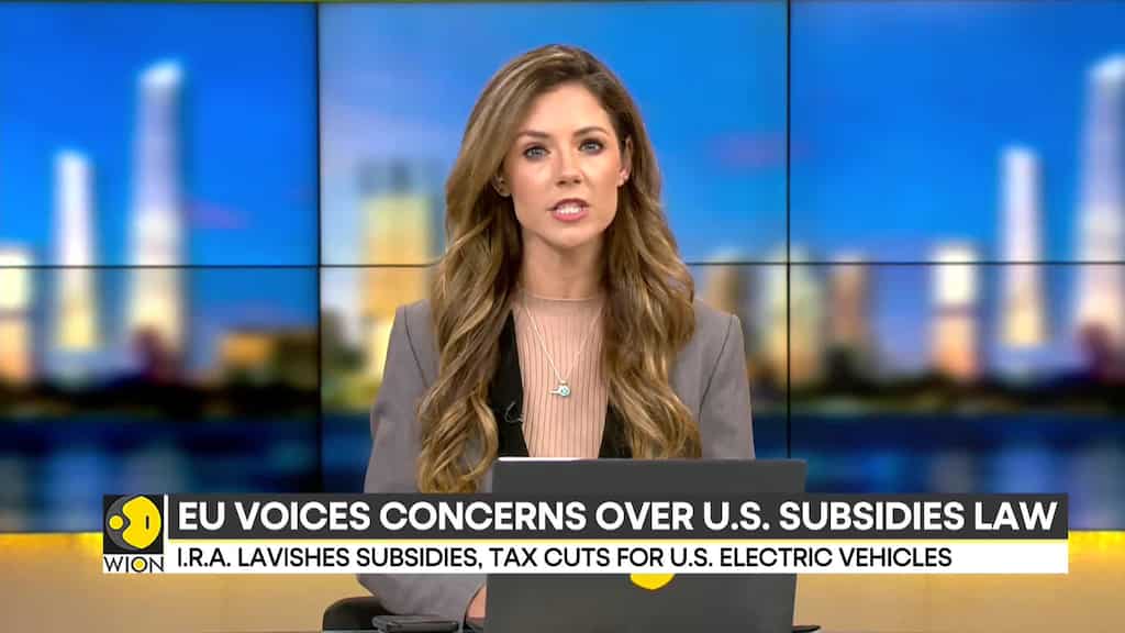 EU voices concerns over US subsidies law; concerns over US inflation reduction act