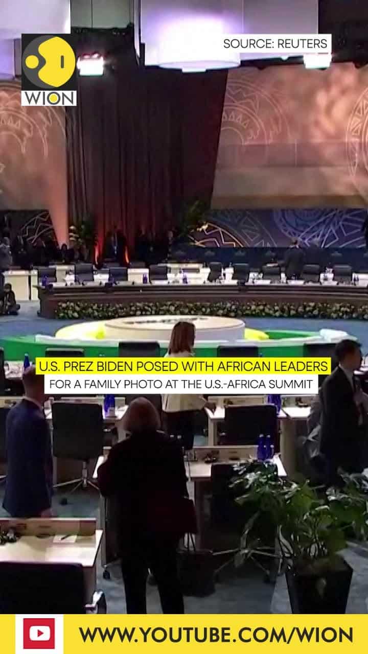 Biden ends US-Africa Summit with family photo
