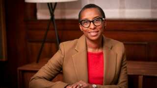 Harvard University gets its first African American president