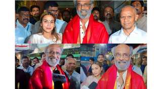 Rajinikanth wins hearts as he visits Dargah, Tirupati temple on same day