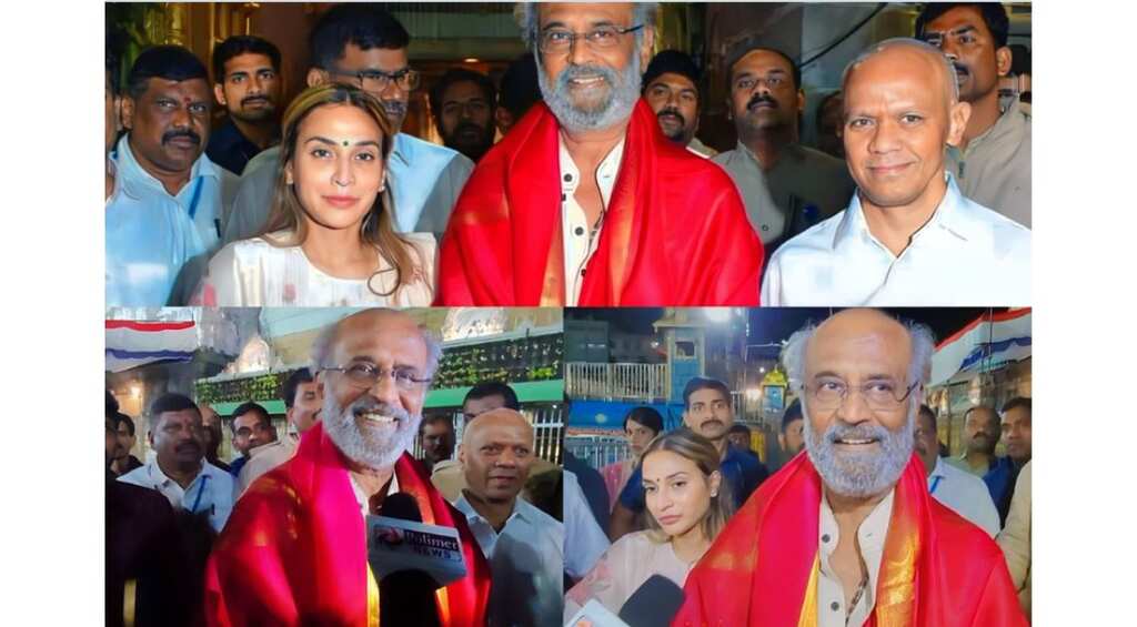 Rajinikanth wins hearts as he visits Dargah, Tirupati temple on same day