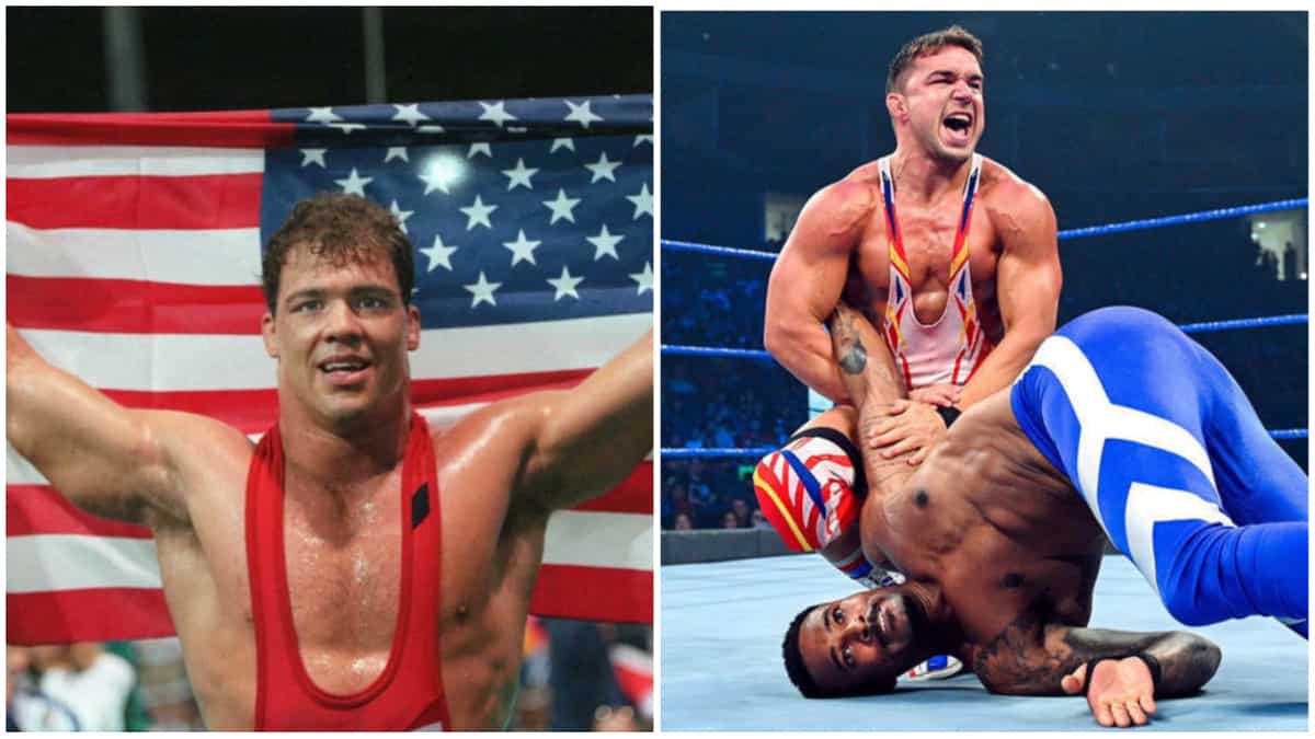 WWE: 'That kid is incredible, he reminds me of myself'- Kurt Angle lauds fellow Olympian-turn-wrestler WWE: 'That kid is incredible, he reminds me of myself'- Kurt Angle lauds fellow Olympian-turn-wrestler