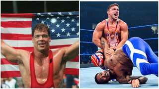 WWE: 'That kid is incredible, he reminds me of myself'- Kurt Angle lauds fellow Olympian-turn-wrestler
