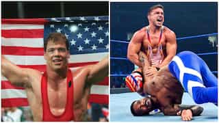 WWE: 'That kid is incredible, he reminds me of myself'- Kurt Angle lauds fellow Olympian-turn-wrestler