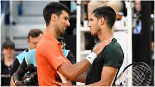 'I am lucky to have Novak Djokovic as a rival on the ATP Tour', says world number one Carlos Alcaraz