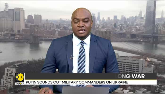 NATO: Russia's President Putin is planning for long war; Putin meets top military brass