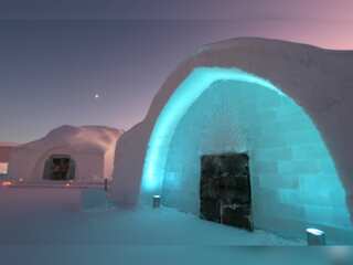 Sweden: The 'ice hotel' is carved from snow and ice every year in winters