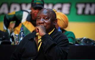 Cyril Ramaphosa re-elected as leader of ruling ANC party in South Africa