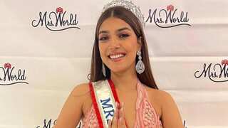 India's Sargam Koushal wins Mrs World 2022