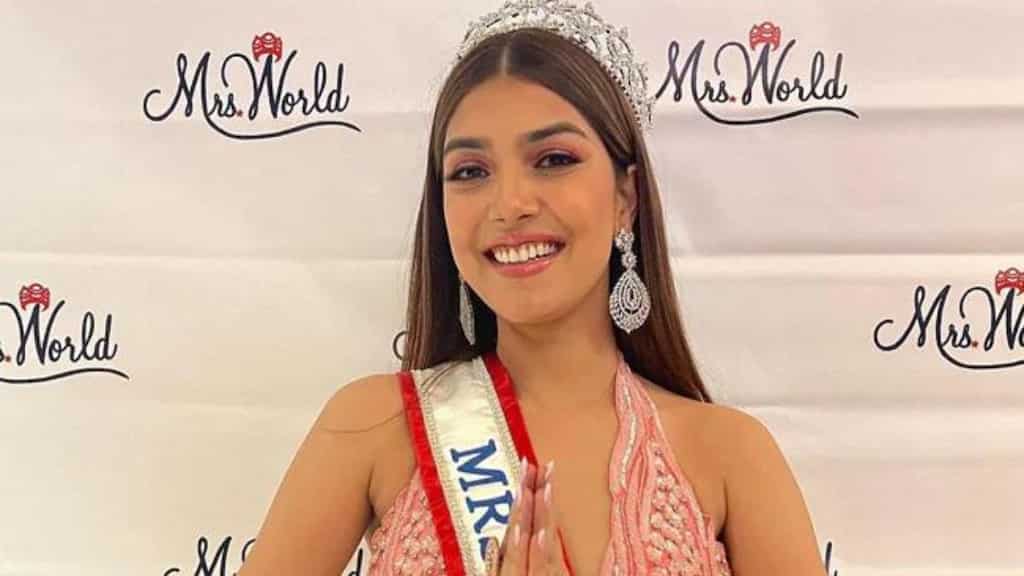 India's Sargam Koushal wins Mrs World 2022