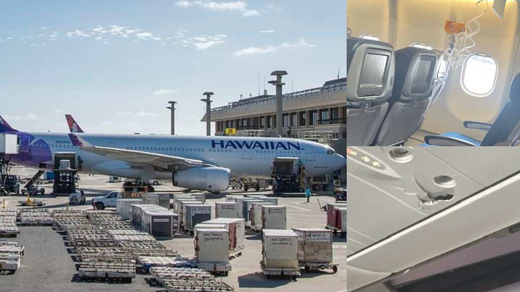 Airplane ceiling cracks after 'severe turbulence' smashes passengers into roof; 20 injured