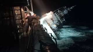 Thai navy searching for 33 marines after warship capsizes