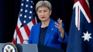Australia urges Beijing to release its citizens as Foreign Minister Wong heads to China