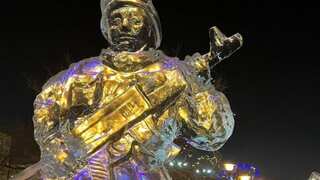 Russia: From Ice soldiers to Z symbol, a different kind of Christmas in Siberia's Chita, IN PICS