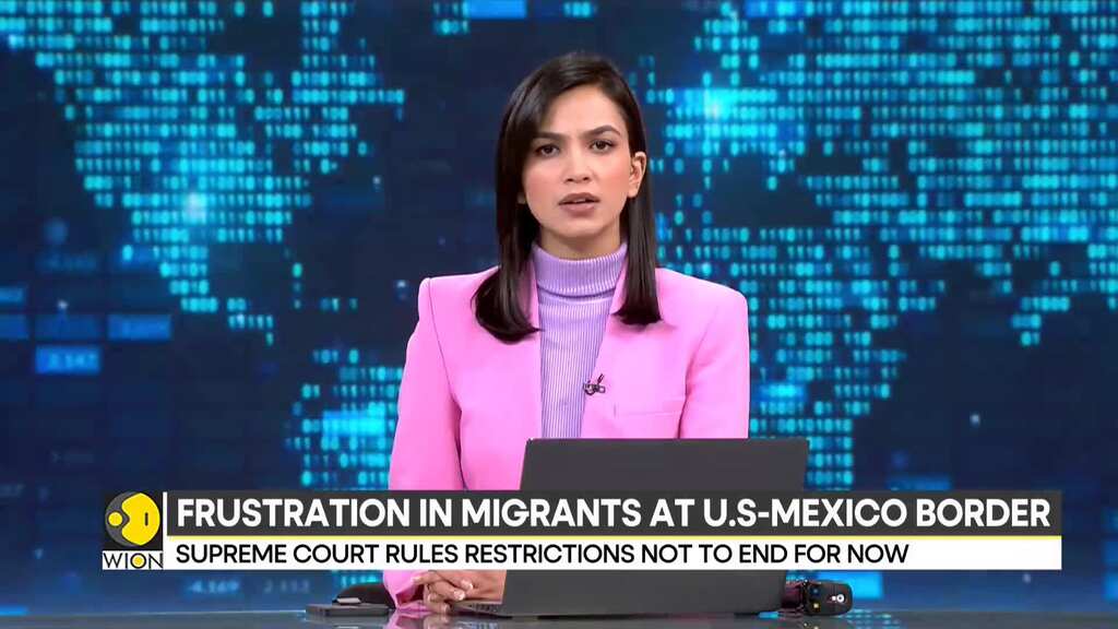 Frustration among migrants prevailed at the U.S-Mexico border after ease of covid restrictions