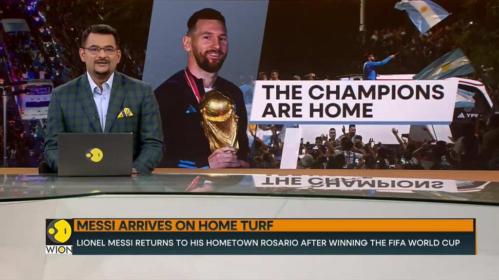Messi returns to hometown Rosario after winning FIFA World Cup
