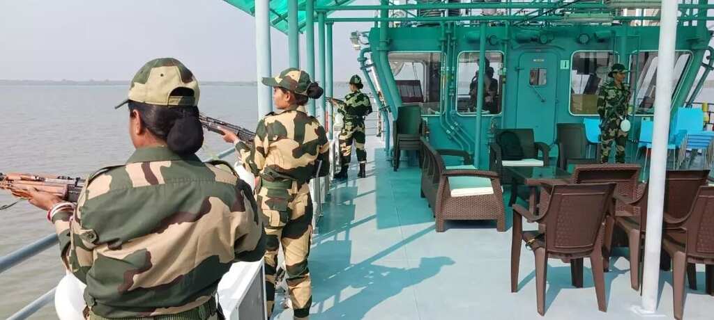 Women in BSF would be seen protecting vast water borders that India shares with Bangladesh