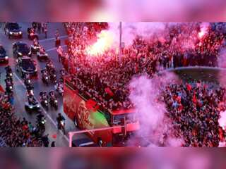 Moroccan team returns home to massive hero's welcome
