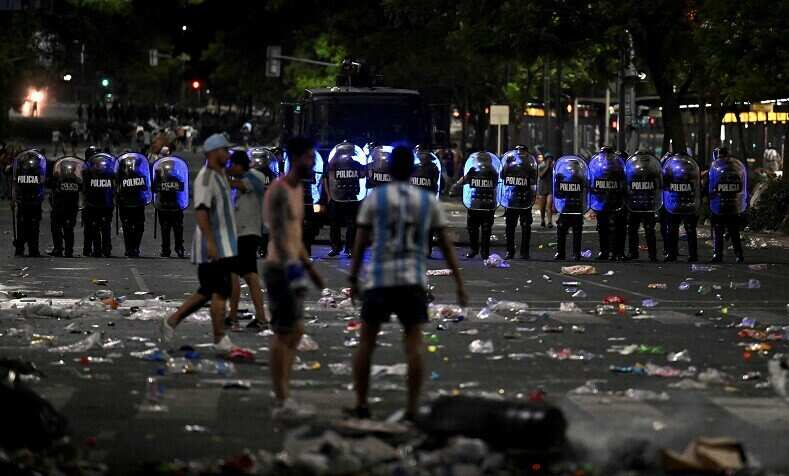FIFA World Cup celebration ends in Buenos Aires riot