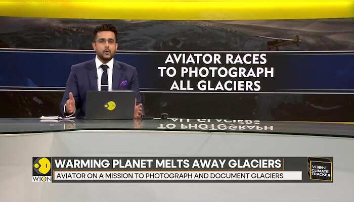 WION Climate Tracker: Warming planets melts away glaciers; aviator races to photograph all glaciers