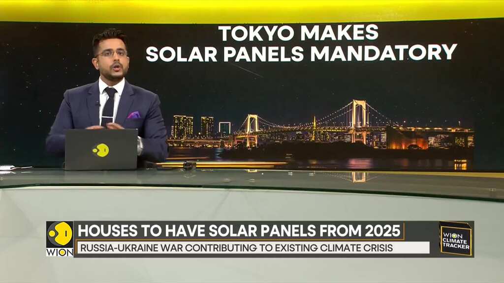 WION Climate Tracker: Tokyo makes solar panels mandatory, aims to achieve carbon neutrality by 2050